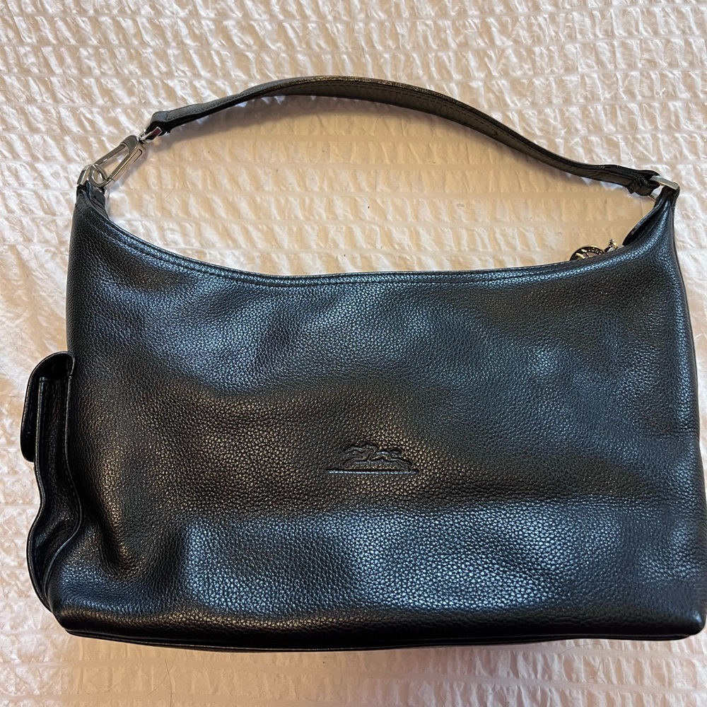Longchamp Black Leather Bag